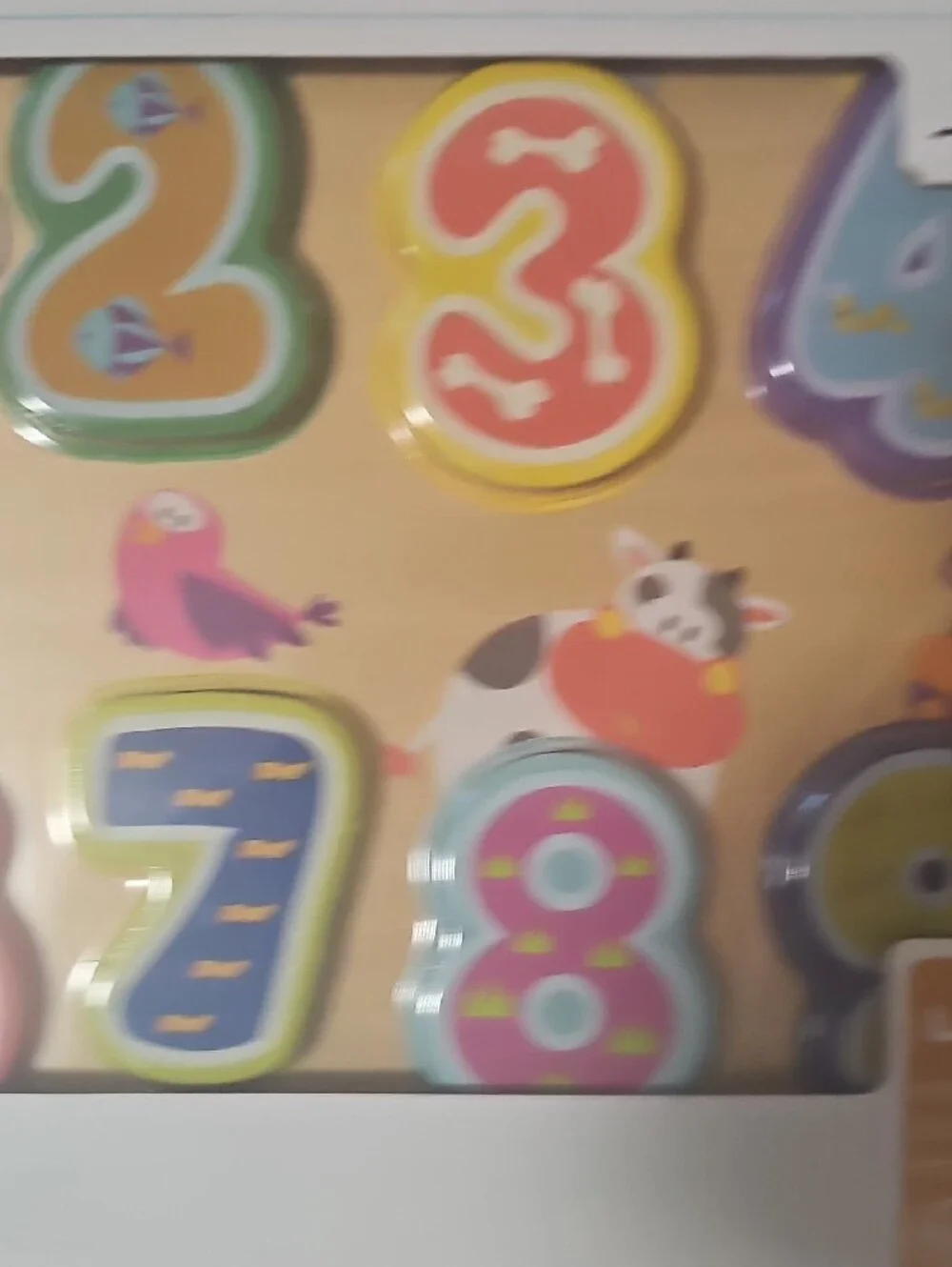 Top Bright Puzzle Toys Numbers Wooden Puzzle New